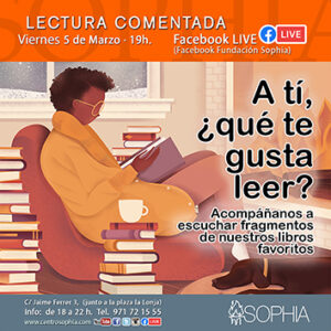 Lectura comentada de libros por los voluntarios de la Fundación Sophia