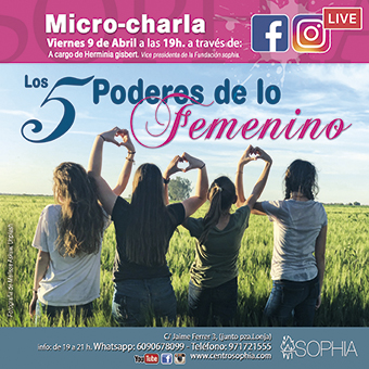 Micro Charla los 5 poderes de lo femenino